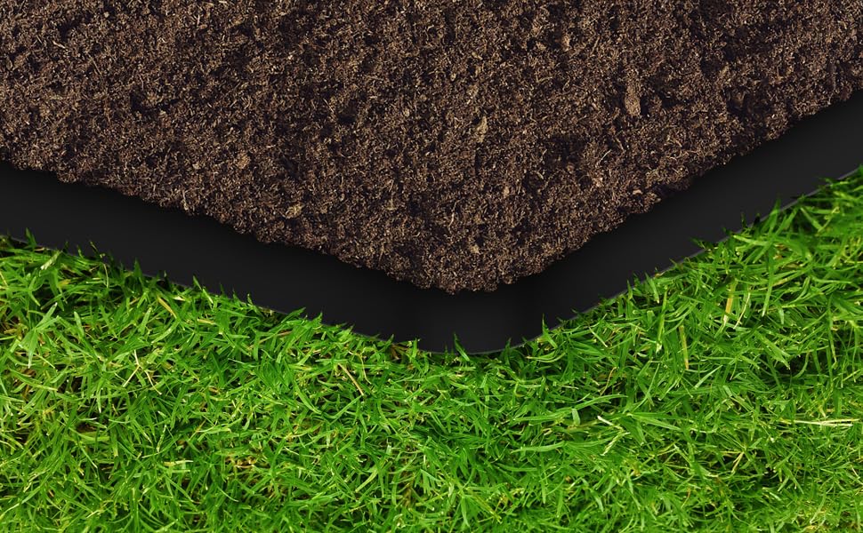 Watayo 50 FT Grass Barrier Landscape Edging Coil 5 inch