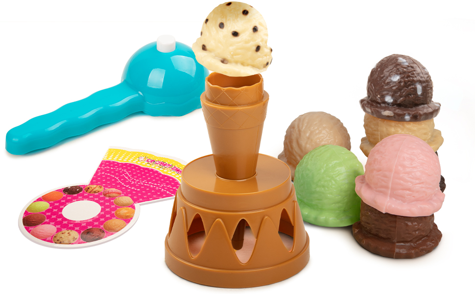 Smart Novelty Ice Cream Toy Stacking Tower Balancing and