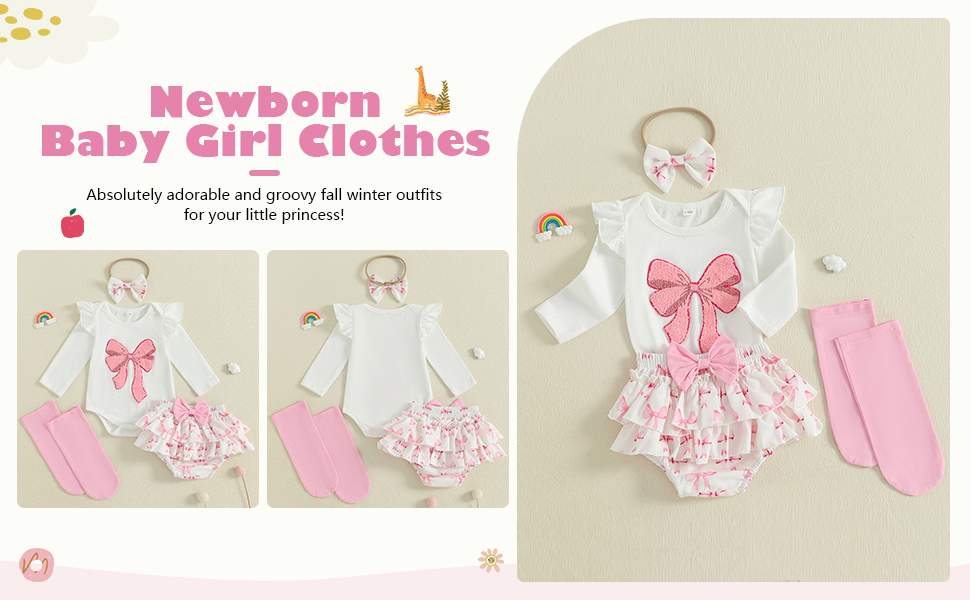 Newborn baby girl clothes