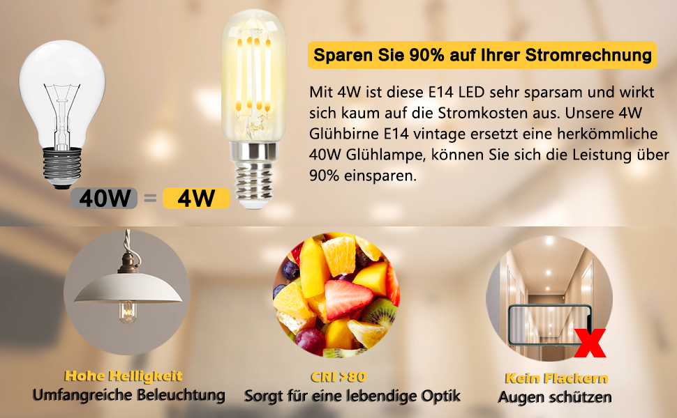 gl¨¹hlampe e14 led