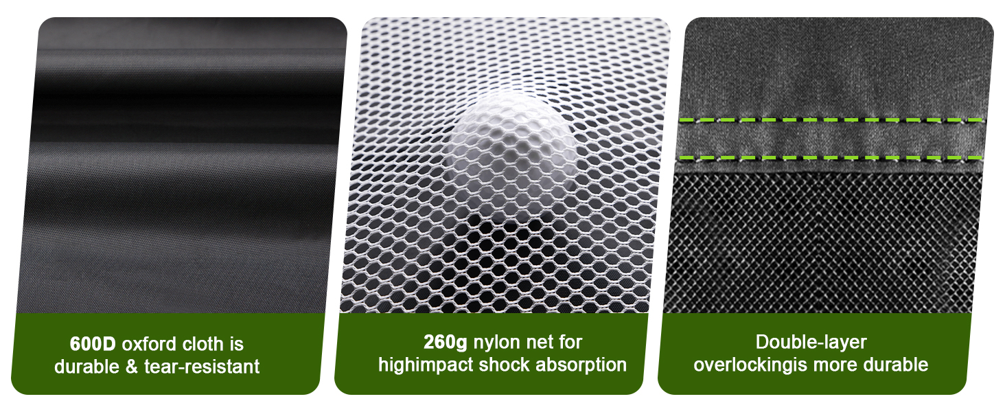Foldable Golf Net 10x7FT Easy POP UP Golf Hitting Net with