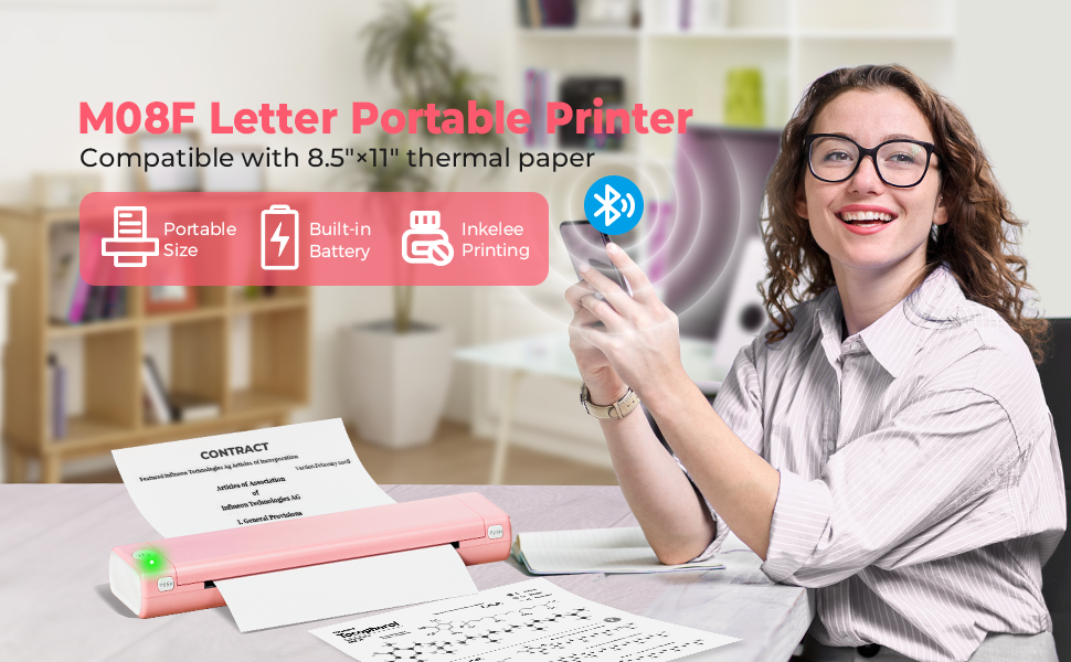 Thermal Bluetooth Portable Printer