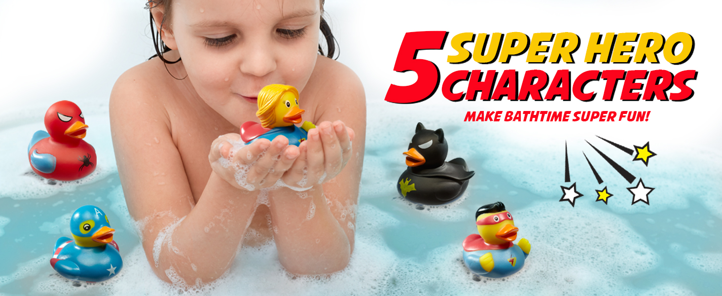 superhero ducks 3/w