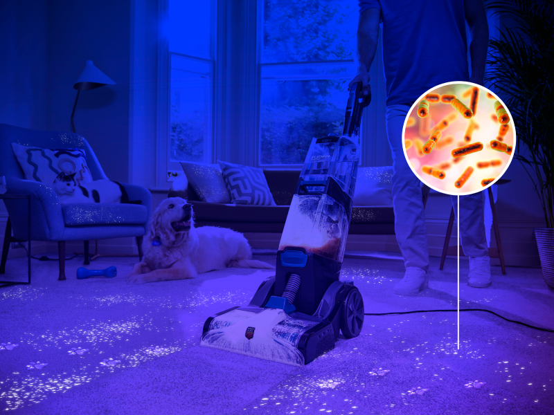 Vax Smartwash PetDesign Carpet Cleaner Kills 99 of Bacteria Pretreatment Wand CDCWSWXP
