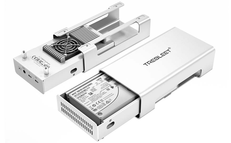 NVMe SSDエンクロージャー アルミニウム合金外部Thunderbolt Amazon.co.jp: 日本初・Thunderbolt 5 to U.2 NVMe SSD