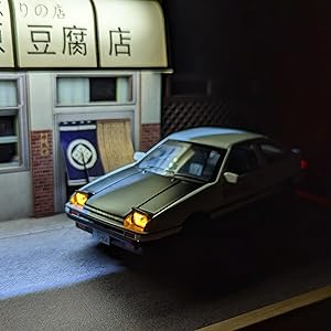 イニシャルD/壁面86のライト＆フォグ点灯・ディスプレーBOX / ネオジオラマ イニシャルD.1/43仕様/86のライト＆フォグ点灯・ディスプレーBOX