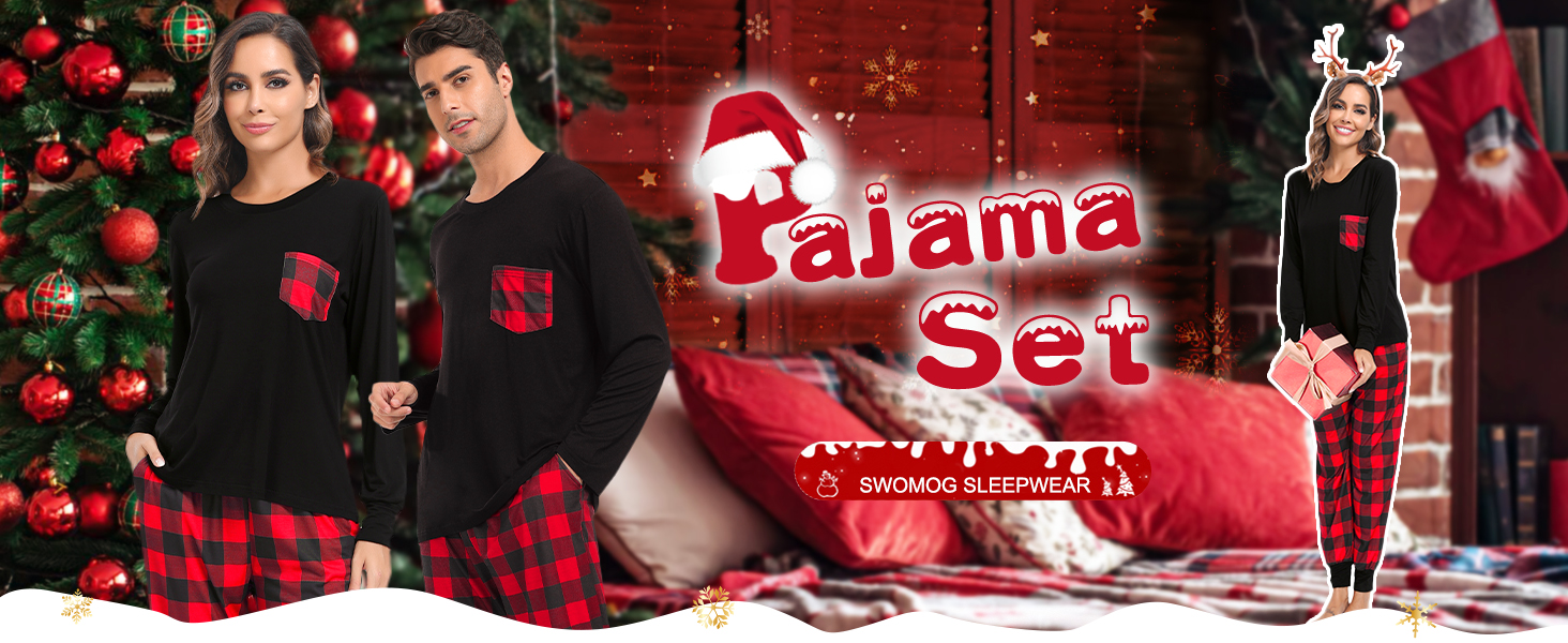 damen pyjama herren pyjama  Weihnachts plaid schlafanzug