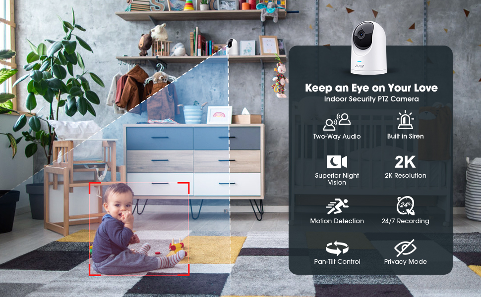 baby monitor with camera and audio