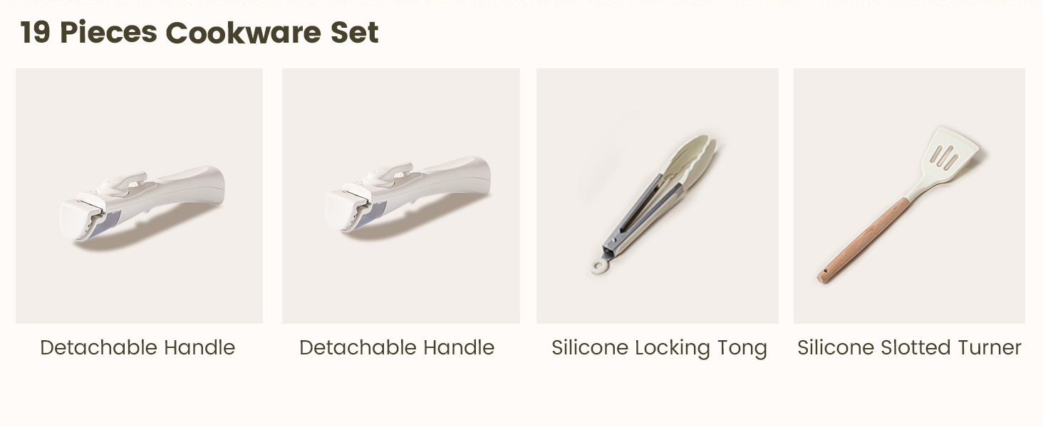 the 19 pcs set includes