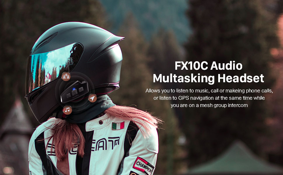 FODSPORTS Bluetooth Mesh Motorcycle