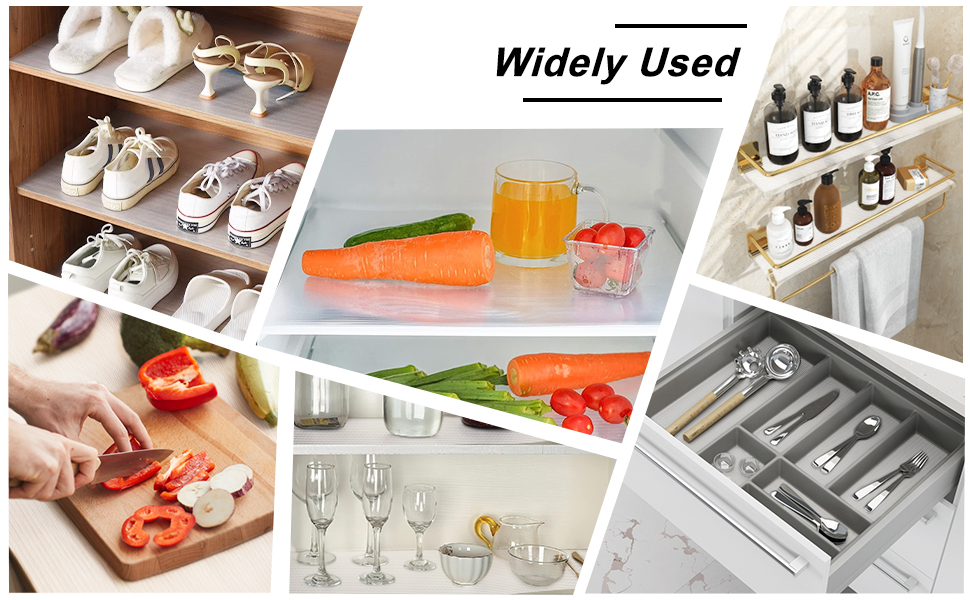 Shelf Liner,11.8 * 10ft 40ft Optional, Refrigerator Liner