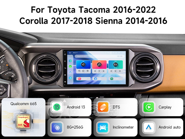 Apple - Apple7639さん用 Amazon.com: Dasaita Android 13 Car Stereo for Toyota Tundra