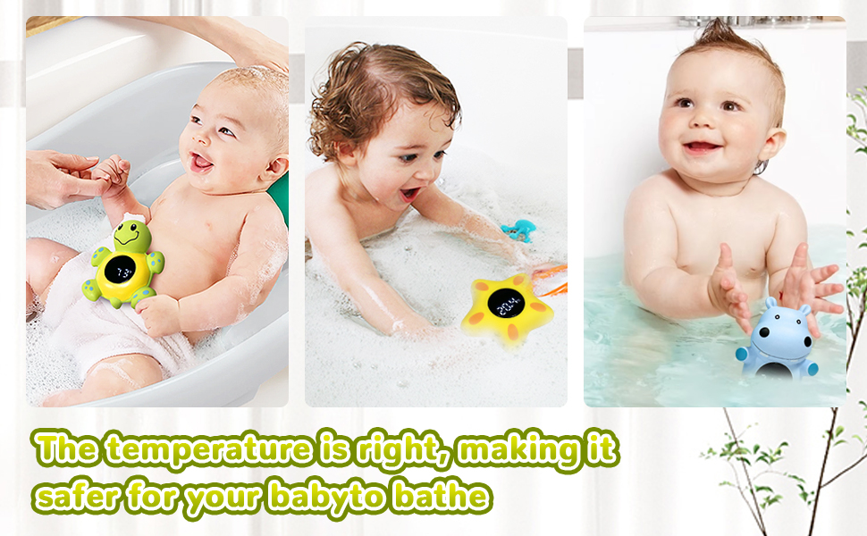 Baby bath thermometer