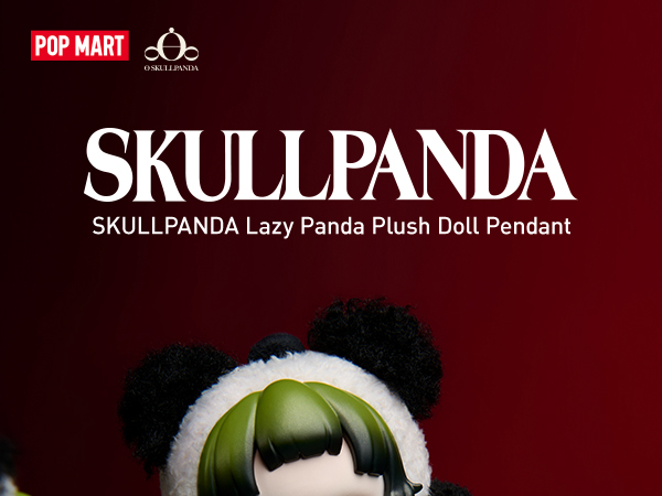 M*】様 ⭐︎ POP MART ⭐︎ SKULL PANDA ⭐︎Lazy P SKULLPANDA Lazy Panda Plush Doll Pendant - POP MART (United