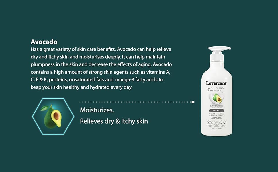 Lovercare Goat's Milk Avocado Body Lotion 