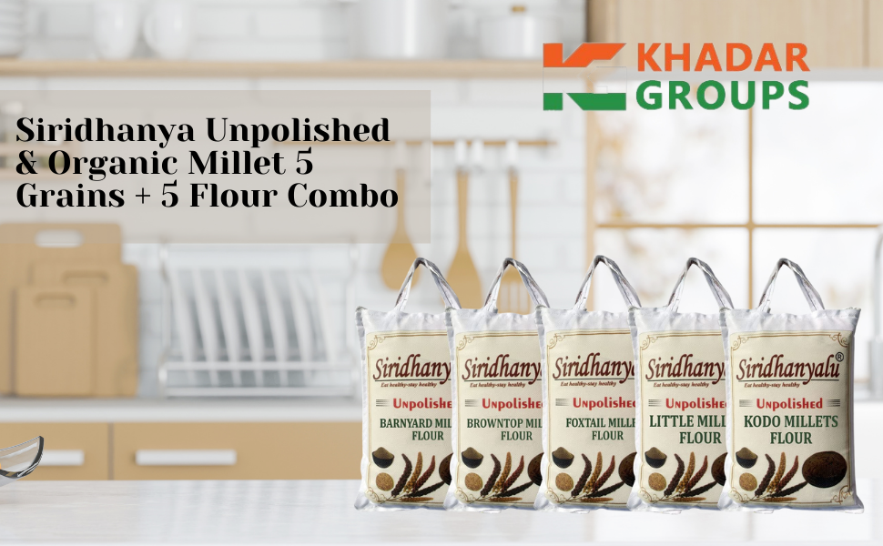 Siridhanya Unpolished & Organic Millet Flour SPN-UOA6AC