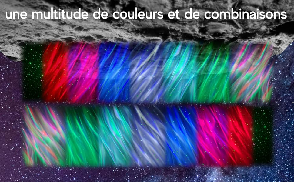 projecteur étoiles ciel étoilé étoile aurore boréale lumière chambre bébé