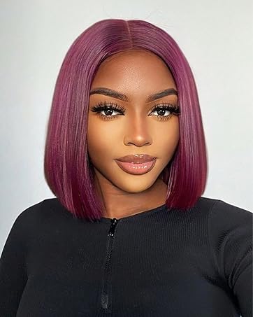 glueless wigs human hair pre plucked pre cut bob