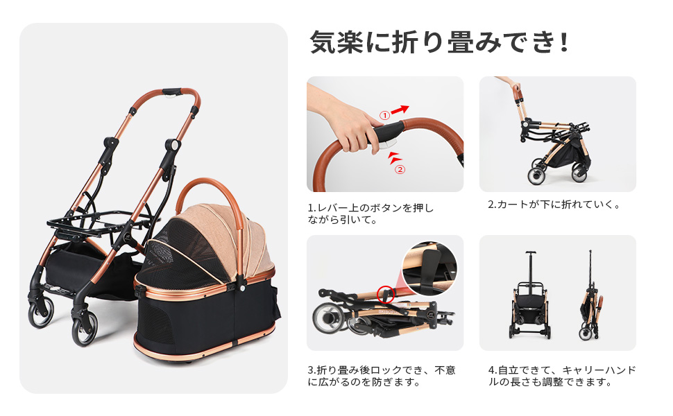 【新品未使用】SKISOPGO 【アップグレード】ペットカート 分離型 SKISOPGO 【アップグレード】ペットカート 分離型 ペットバギー