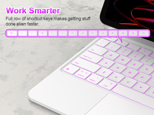 Amazon.com: Bettdow Magnetic Keyboard for iPad Air 13 inch