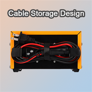 PZ.P battery charger with convenient cables storage