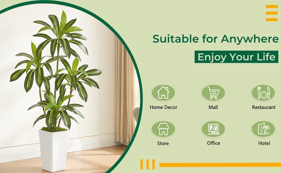 artificial dracaena tree