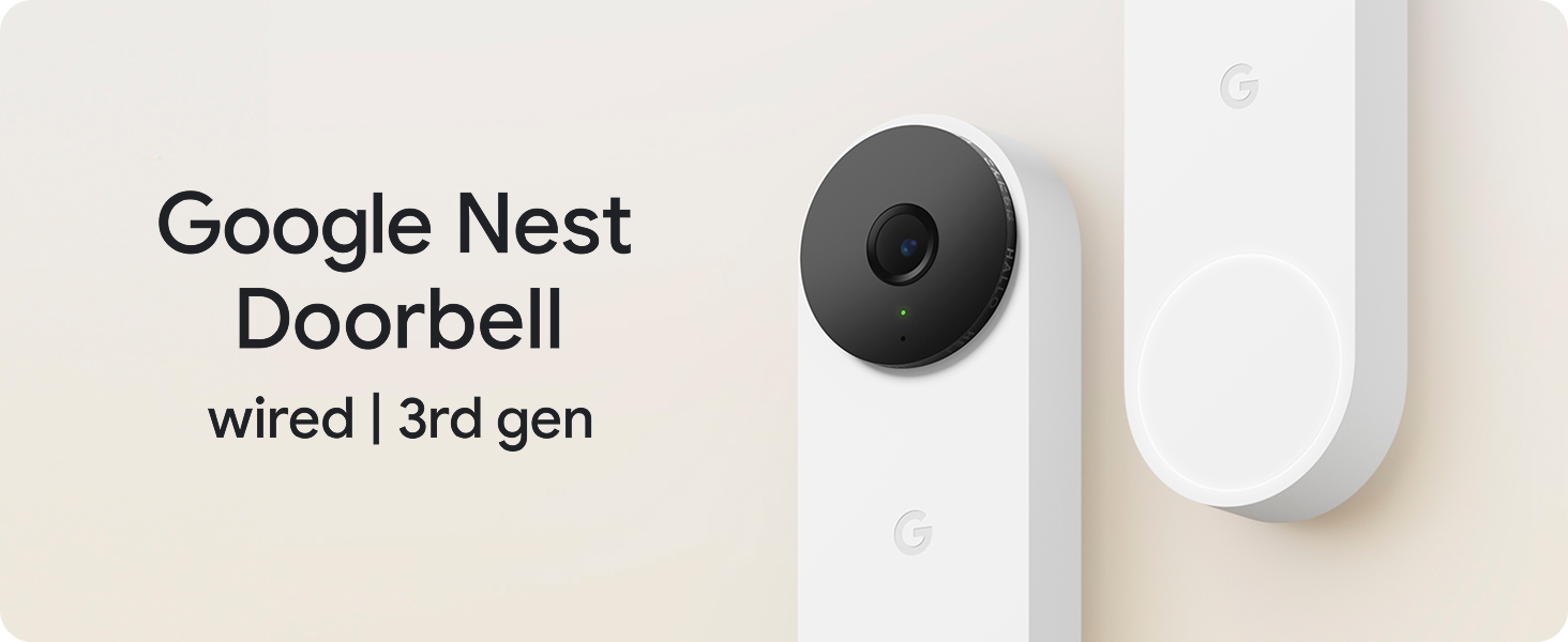 Amazon com: Google Nest Doorbell (Wired 3rd Gen) 2K Video and Gemini Amazon com: Google Nest Doorbell (Wired 3rd Gen) 2K Video and Gemini