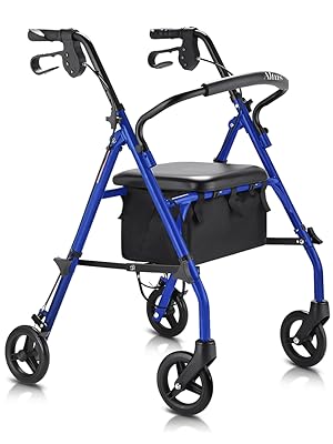 AL3033L altus rollator classic 4 wheel walker with seat bag