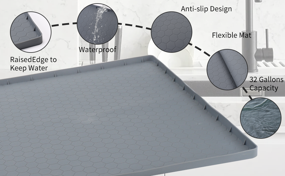 EilIGORSail Under Sink Mat 34" x 22"，MultiPurpose