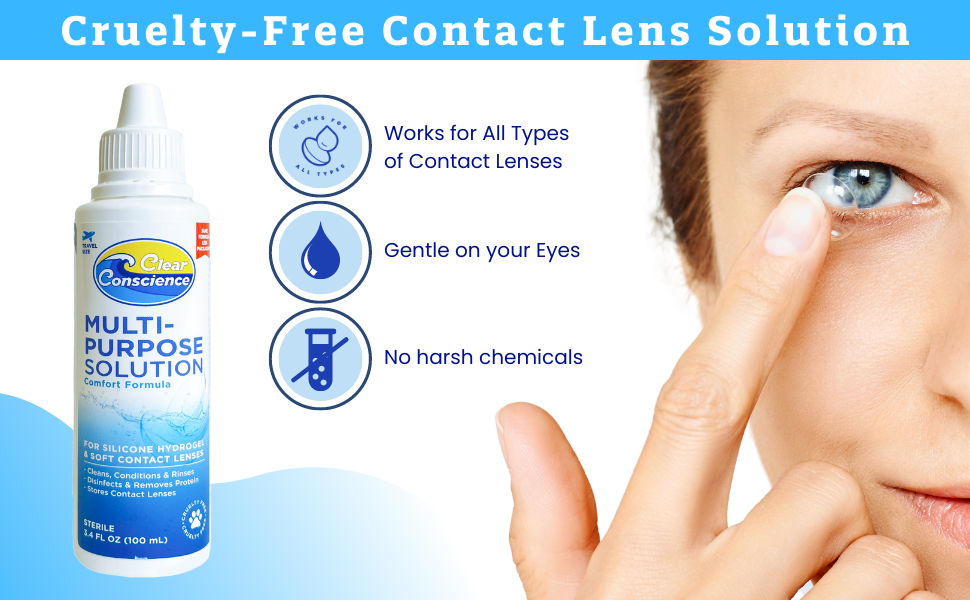 Clear Conscience MultiPurpose Contact Lenses Solution