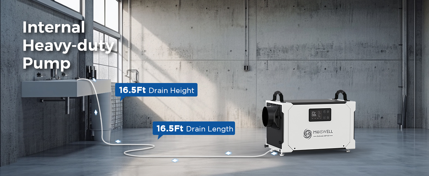 kommerzieller Entfeuchtung mit Pumpe