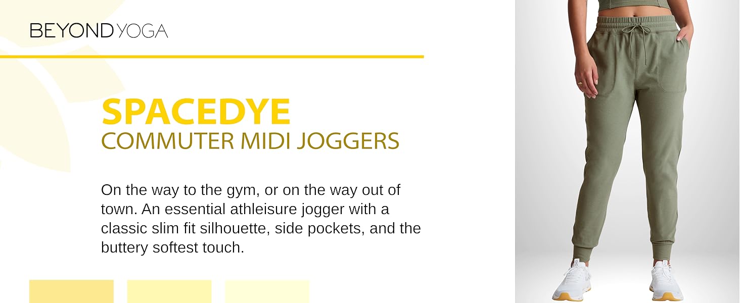 BY - DESK - Women's Spacedye Commuter Midi Joggers - 1