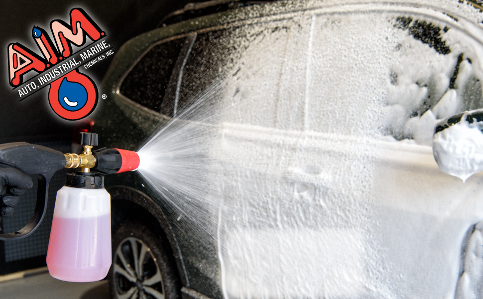 AUTO, INDUSTRIAL, MARINE AIM Car Wash Foaming Car Wash