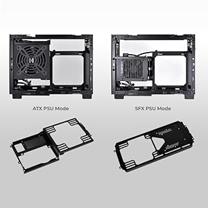 Amazon | LIANLI Mini-ITX PCケース Q58-4-WHITE PCIe 4.0対応