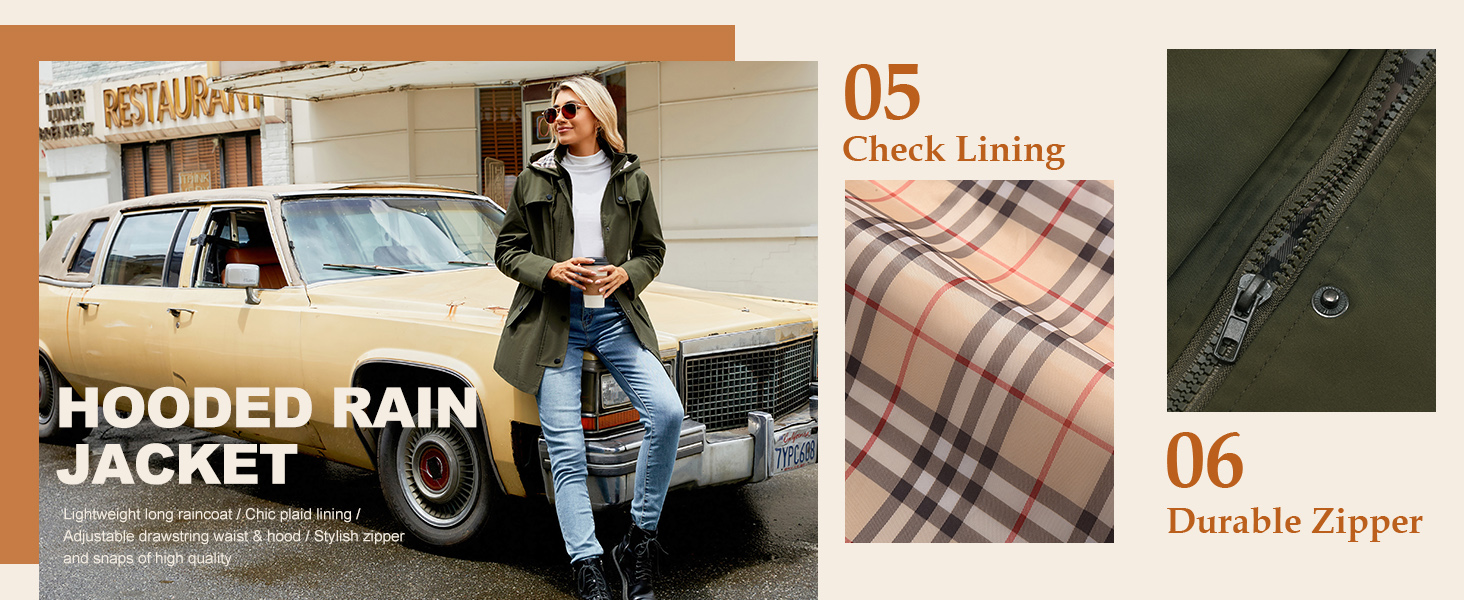 waterproof jacket raincoat for women rain jackets waterproof breathable windbreaker