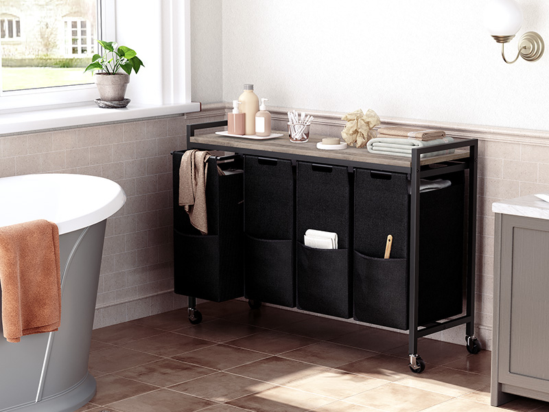 TRUME S　collection TR-MB5004/MB52-UAA0 Amazon.com: HOOBRO Laundry Sorter 4 Sections, Laundry Hamper