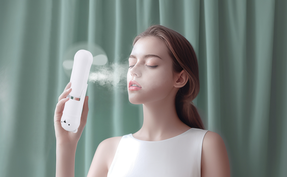 TCJJ Misting Fan Portable, Handheld Misting Fan Mini Water