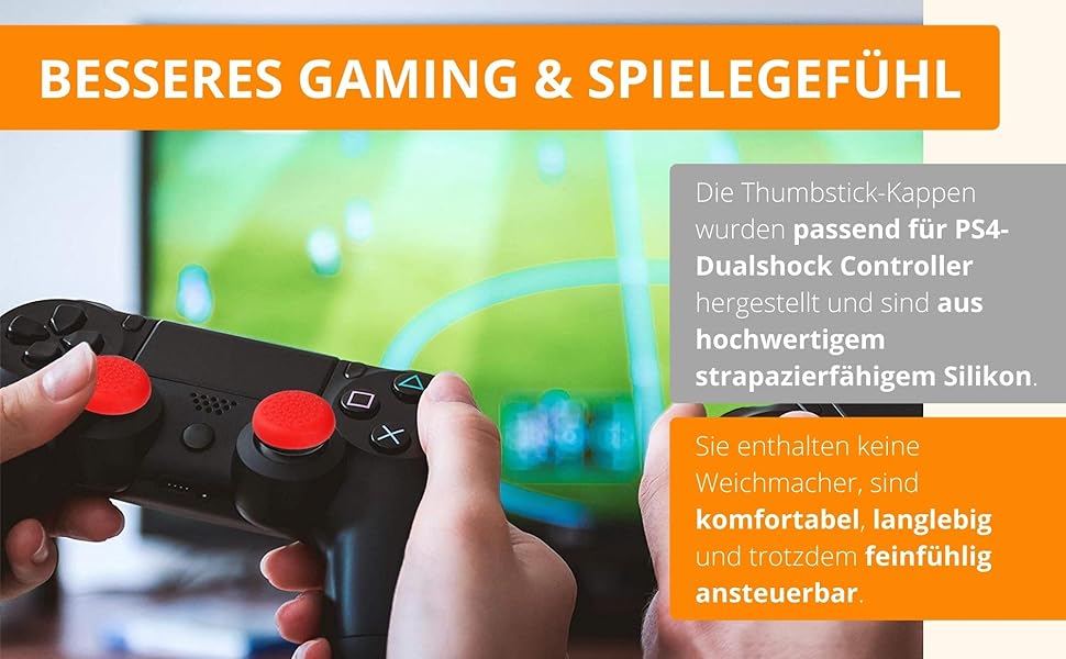 16 Stück Silikon Precision Joystick Switch Thumb Grips Daumengriffe