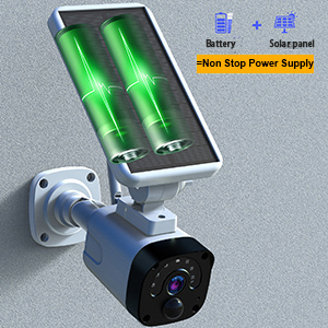 Camcamp 2.5K Wireless Solar Security Camera Outdoor, Solar