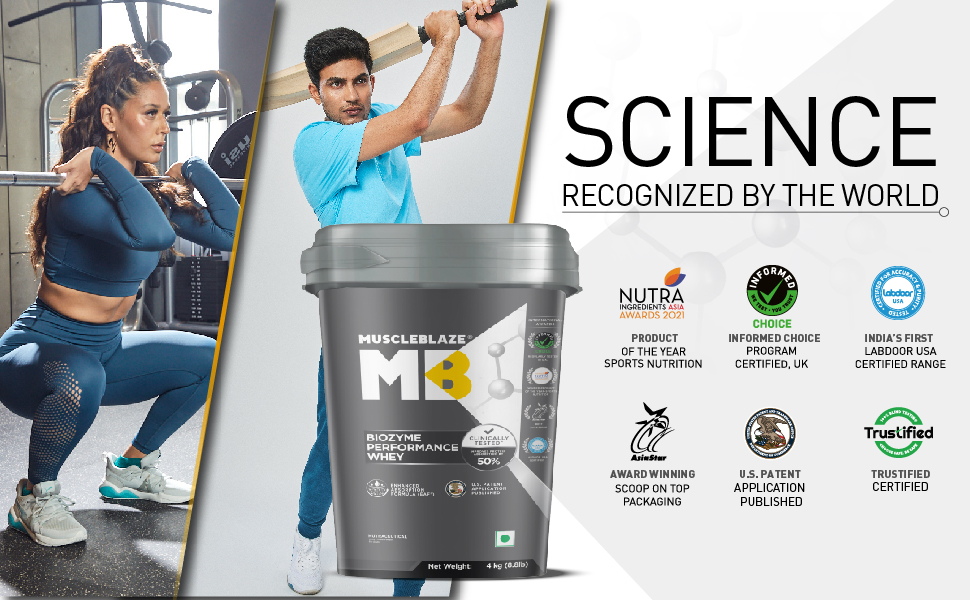 MuscleBlaze Biozyme Performance Whey Biozyme Performance WheyMuscleBlaze Biozyme Performance