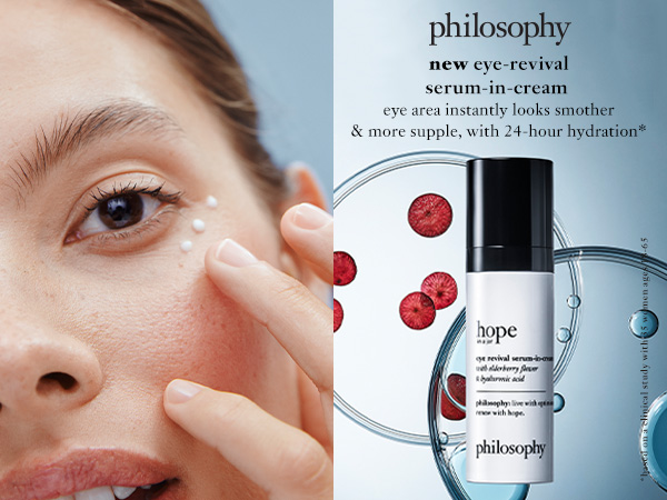 philosophy new eye revival serum in cream
