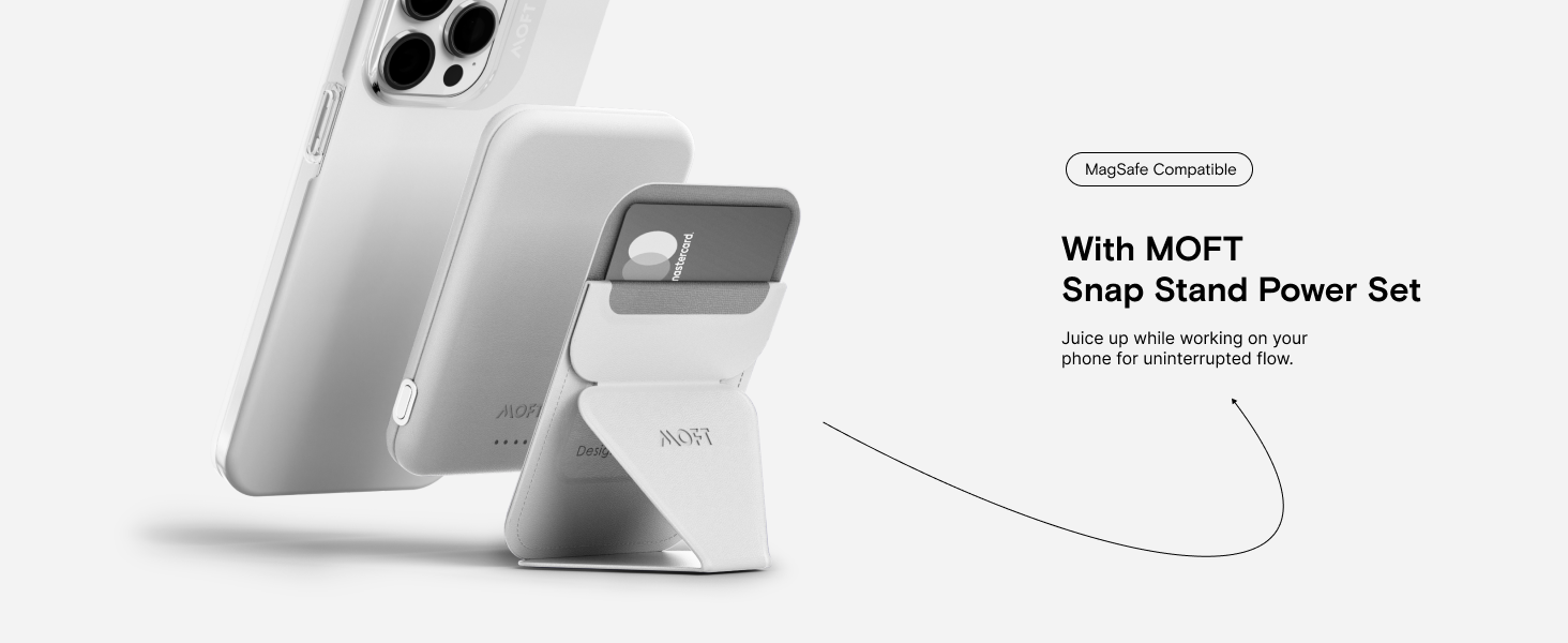 MOFT Wallet Stand Compatible with iPhone 15/14/13