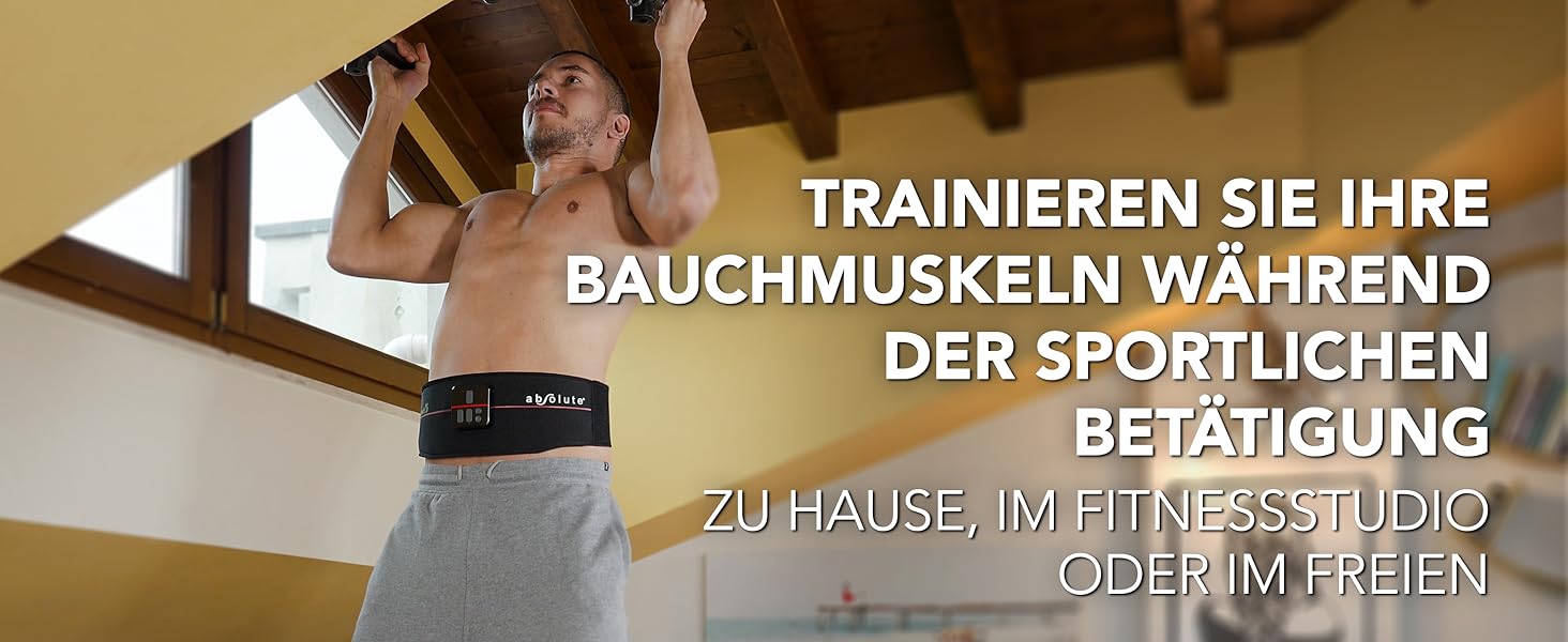 Vielseitiger Elektrostimulator für die Bauchmuskeln