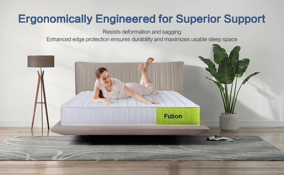 10 Inch Queen King Full Memory Size Foam Mattress in a Box