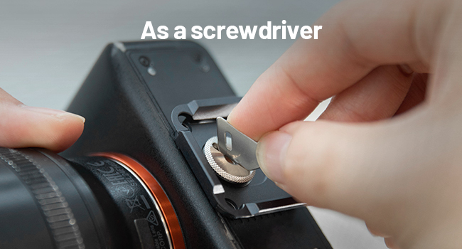 as a screwdriver