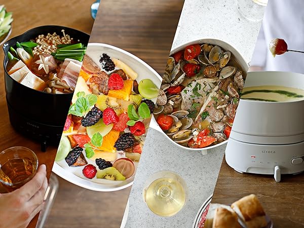 Amazon | シロカ おりょうりケトル ちょいなべ [リニューアル