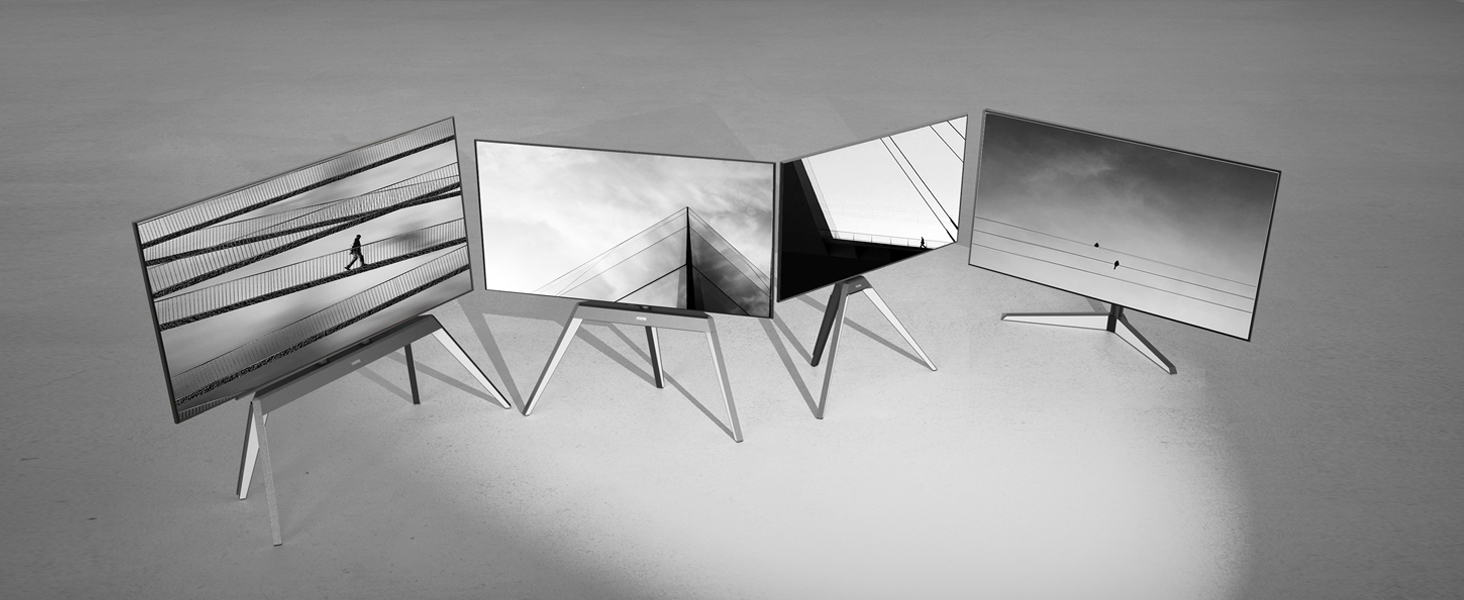 FITUEYES Design Corner TV Stand for 55 65 70 75 78 Inch TV