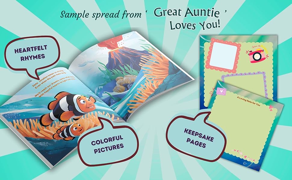 Best Great Auntie Book for Great Niece and Great Nephew