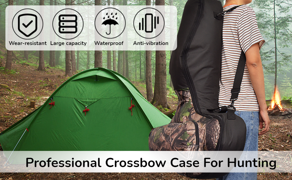 Crossbow Case For Hunting And Archery Training, Crossbow Case With Soft Padded Lining