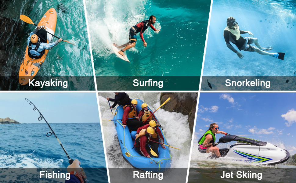 Wisdompro Floating Keychain for Boat Keys, Float 5 to 6 keys, Waterproof Neoprene